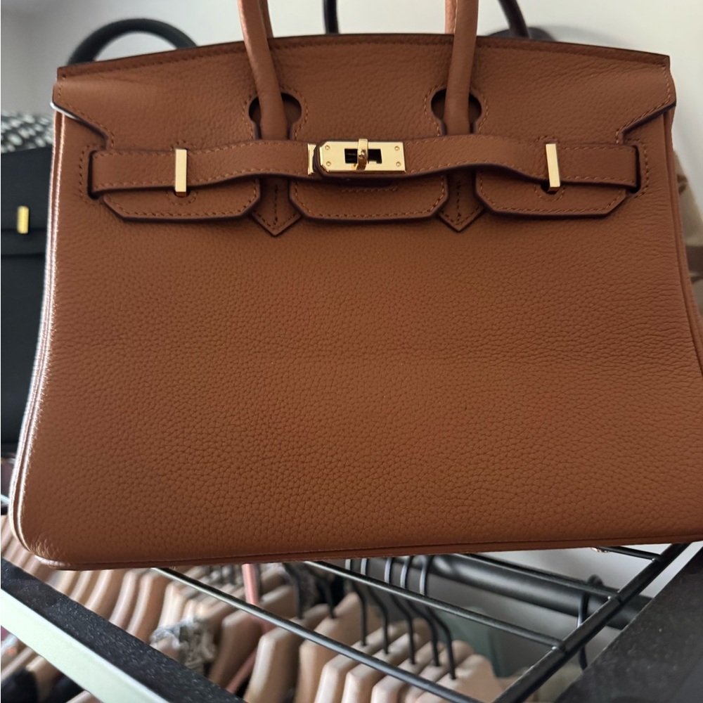 Wirkin Firkin Brown Leather Handbag